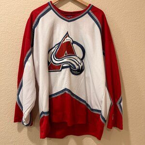 Vintage 90's Starter Colorado Avalanche NHL Hockey Jersey Size XXL